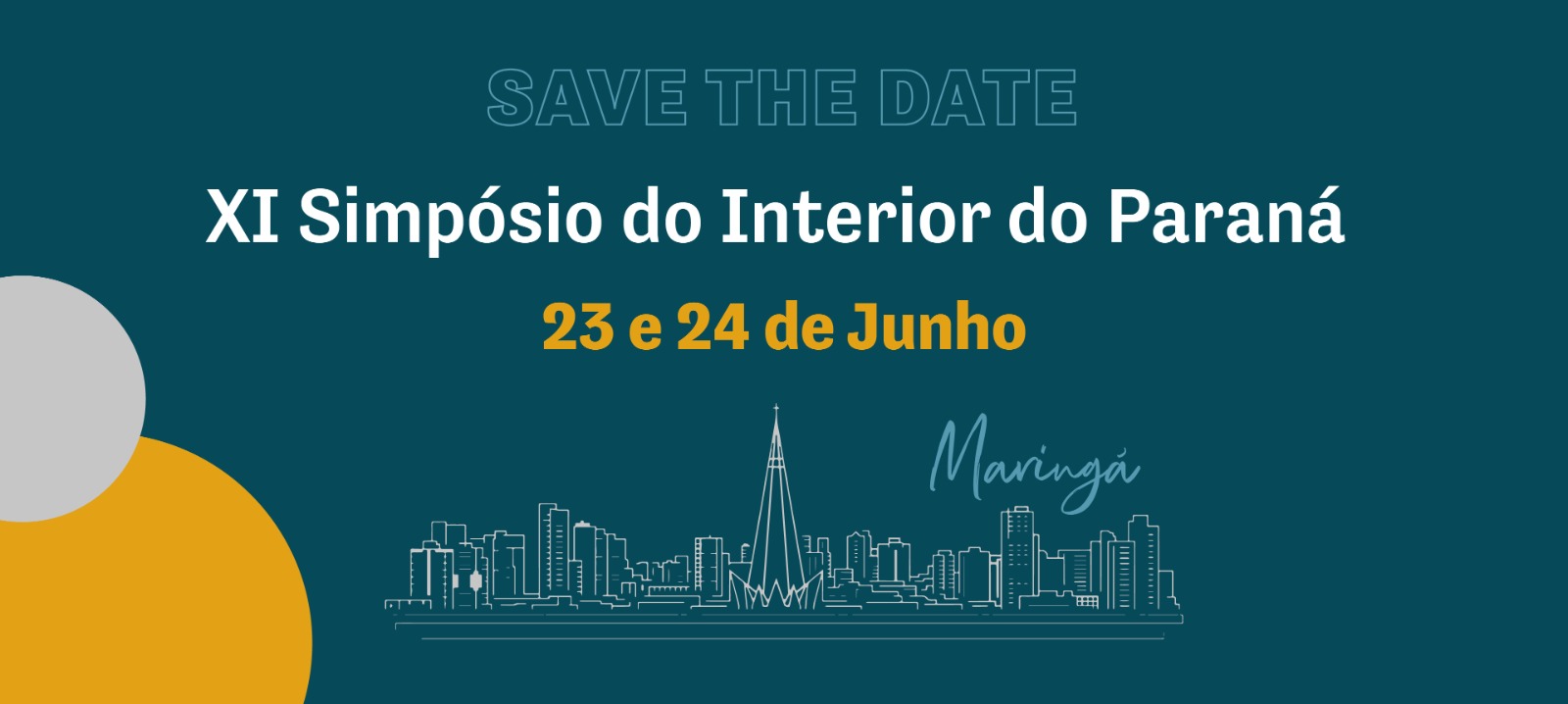 You are currently viewing Save the date – XI Simpósio do Interior do Paraná